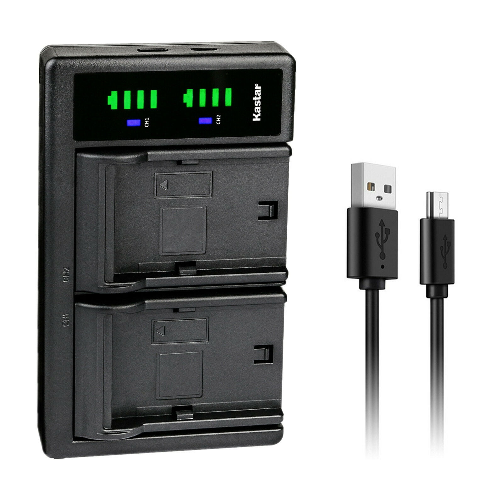 Battery Micro USB Charger for SONY Cybershot DSC-W630 DSC-W650 