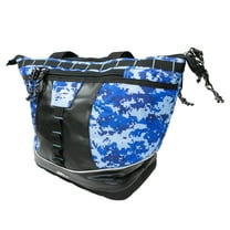 Dorsal Tuff-Tote Soft Cooler Bag w/Replaceable Waterproof & Leakproof Liner Blue Camo Small - 18”L x 13”W x 8”H - 16QT Capacity