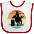 thumbnail image 3 of Inktastic Rodeo Barrel Racing Cowgirl Girls Baby Bib, 3 of 4