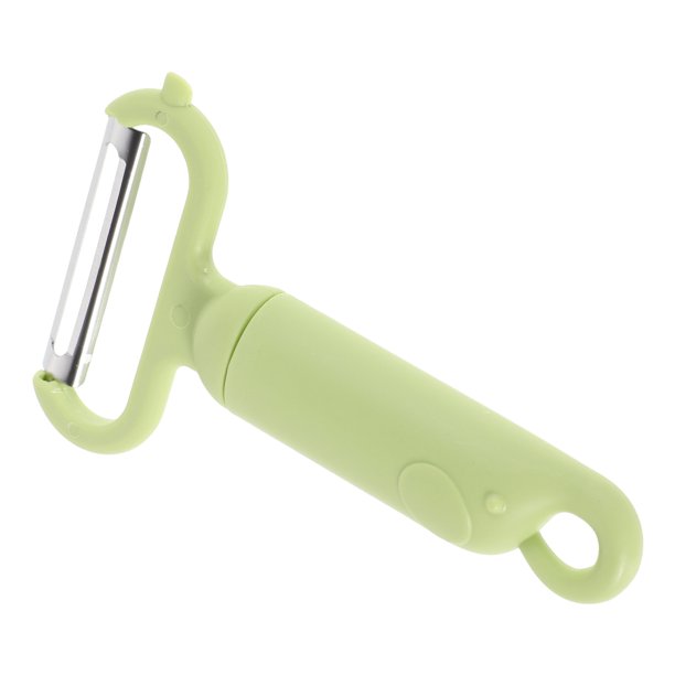 unbranded Pelador De Verduras Ergonómico Y Multifuncional De Acero Inoxidable Color Verde