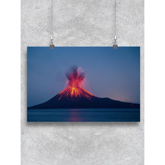 Eruption Of Volcano Poster -Image by Shutterstock