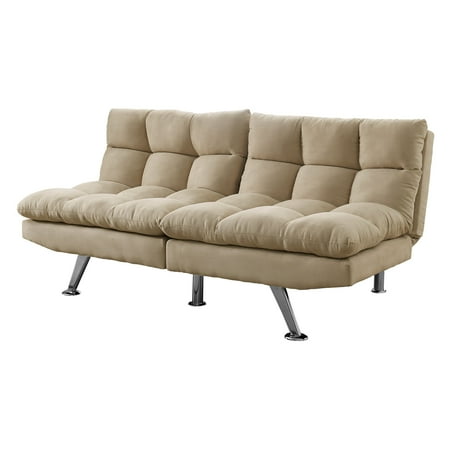 Monarch Specialties Microsuede Split Back Click Clack ...