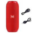 thumbnail image 1 of Altavoz Tarjeta TF Radio Altavoz inalámbrico Apagado automático Recargable Caja de sonido 4.2 compatible con Bluetooth, rojo Advancent EL002271-02B, 1 of 2