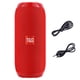 thumbnail image 1 of Altavoz Tarjeta TF Radio Altavoz inalámbrico Apagado automático Recargable Caja de sonido 4.2 compatible con Bluetooth, rojo Vogacara EL002271-02B, 1 of 2