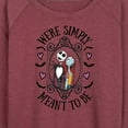 thumbnail image 3 of The Nightmare Before Christmas - We're Simply Meant To Be - Women's Lightweight French Terry Long Sleeve Shirt, 3 of 5