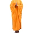 thumbnail image 3 of Kung Fu Suit Monk Clothing Shaolin Kung Fu Dress Zen Meditation Monk Buddhist Priest Cassock Robe Meditation Lohan Clothing, 3 of 6