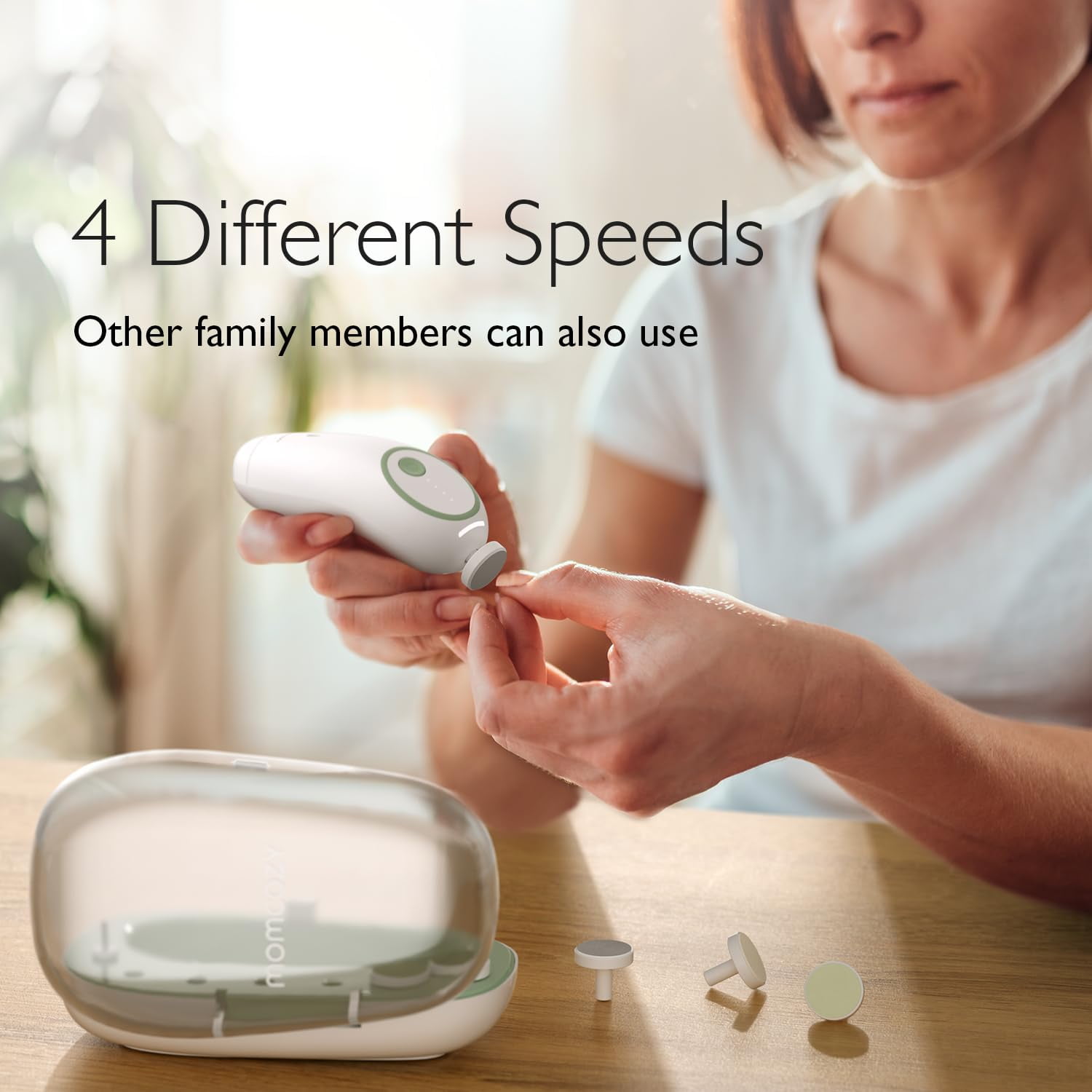 Momcozy Baby Nail Trimmer, Electric Rechargable，Gentle and Safe