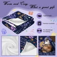 thumbnail image 6 of 6 Year Old Girl Birthday Gift Ideas, Birthday Gift for Six Year Old Girl Blanket, Best Presents for 6th Birthday Decorations, 50"x40" Happy 6th Birthday Throw Blanket, Butterfly, 6 of 6