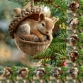 thumbnail image 5 of Christmas Tree AnimalSleeping Decoration,3.15inch Handmade Christmas HangingAnimal Ornaments,Acrylic Farm Ornaments for Home Holiday Party Decor, Xmas Decorations forAnimals Lovers, 5 of 7