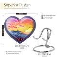 thumbnail image 2 of Sunset Glow over Flowering Hills Cremation Urns For Human Ashes Adult Male, Funeral Urns For Human Ashes Adult Female, Urns For Adult Women, Urn Ashes for Funeral Burial, Large Cremation Urns 8 inch, 2 of 5
