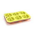 thumbnail image 3 of Wmhsylg 6-Cavity Silicone Donut Doughnut Baking Pan Non-Stick Mold Dishwasher Decoration Tools Sky Blue, 3 of 6