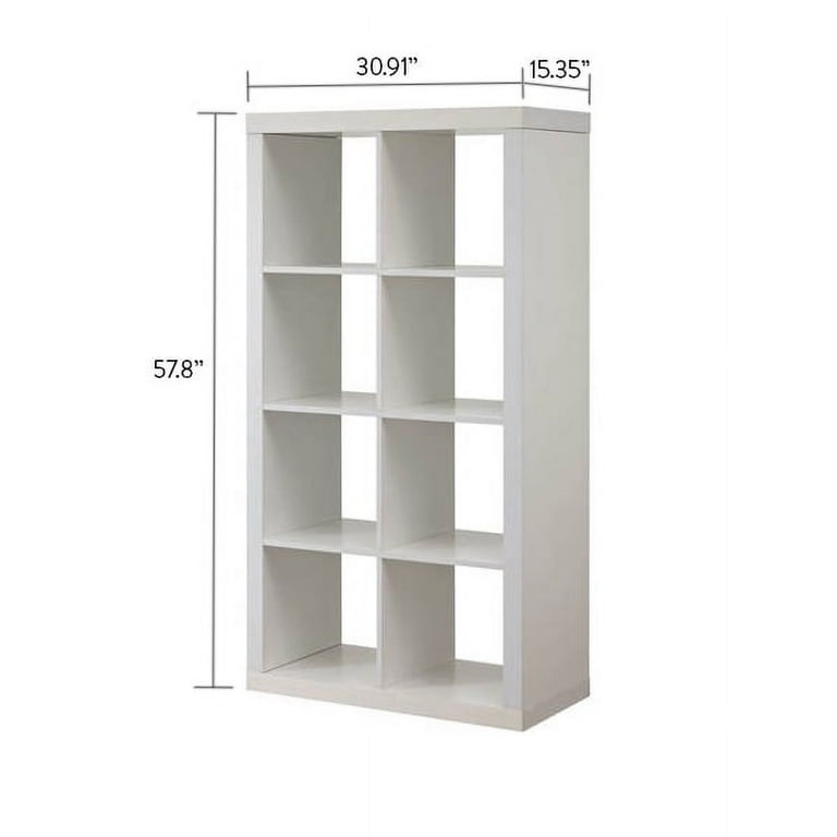 Kids Cube Storage Shelves with Bins and Large Storage for Kids Bedroom,  White, 1 Unit - Fry's Food Stores