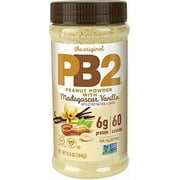 PB2 Vanilla Peanut Butter Powder - With Madagascar Vanilla, The Original Powered Peanut Butter [6.5oz Jar]