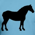 thumbnail image 3 of CafePress - Draft Horse Fitted T Shirt - Fitted T-Shirt, Vintage Fit Soft Cotton Tee, 3 of 4