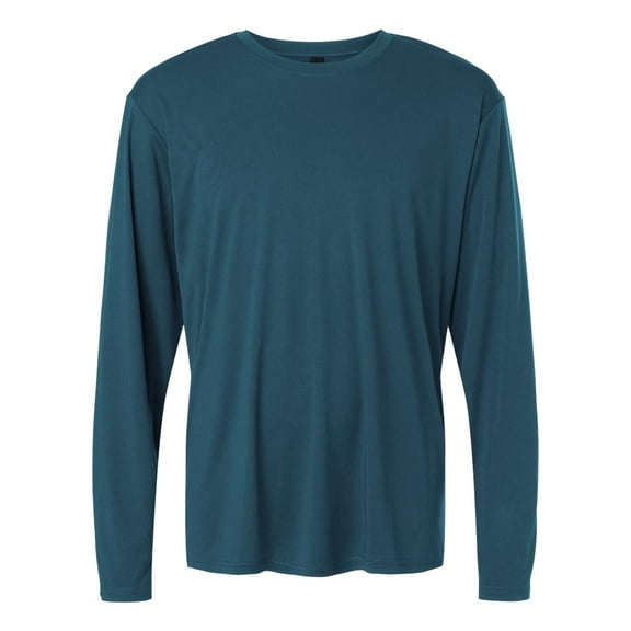AllPro 48400 Pro-Lock Performance Long Sleeve T-Shirt-Atlantic Blue-XS