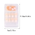 thumbnail image 3 of Seitruly Uñas postizas Perfect Matching Jelly Rubber Uña falsa Ligero Viscosidad fuerte Paster ajustable para manicura Art Juegos de manicura Tipo 31 F741, 3 of 6