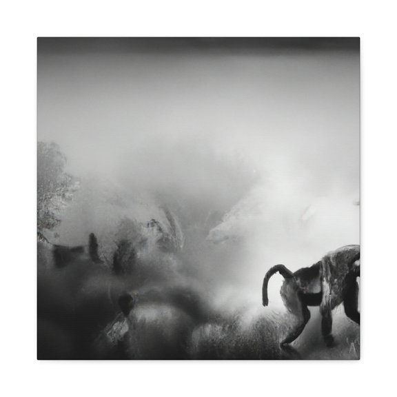 Baboon Surreal Dream - Canvas