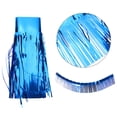 thumbnail image 3 of Lot de 1 Rideau à Franges en Feuille Bleu pour Décoration de Fête 117,90 X 11,79 Po, 3 of 9