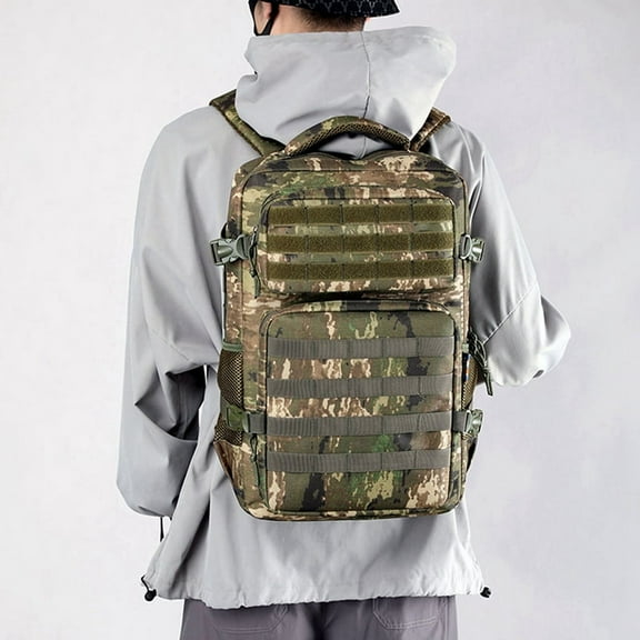 1 * Large-capacity backpack-Yellow Camouflage