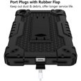 thumbnail image 5 of FIEWESEY Case for Onn 8 inch Gen 4 Tablet Case (2024 Model) 100135923 Slim Heavy Duty Built in Stand Hard Back Shell Protective Case with Shoulder Strap for Onn 8 inch Gen 4 Tablet (Black/Black), 5 of 7