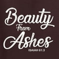 thumbnail image 5 of Wild Bobby Beauty From Ashes Isaiah 61:3 Inspirational/Christian Women Tri-Blend Racerback Tank Top, Brown, Small, 5 of 5