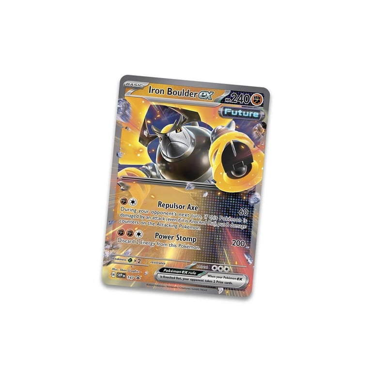 iron boulder pokemon card Basic Water Energy - 279/193 Gold Full Art Secret Rare