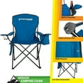 thumbnail image 5 of Wakeman 300lb Capacity Camping Chair with Cupholder and Cooler, Blue, 5 of 8