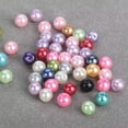 thumbnail image 4 of U8MO 4mm/6mm/8mm Round Pearl Glass DIY Loose Spacer Beads Wholesale Lot-Black-4mm, 4 of 9