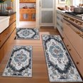 thumbnail image 2 of Kitchen Rugs Sets of 3 Non Slip Washable Kitchen Mats for Floor, Waterproof Kitchen Runner Rug, Floor Mat Carpet for Entryway, Laundry, Sink, Hallway, Bathroom, 2 of 12