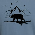 thumbnail image 3 of CafePress - Mountains Wilderness Bear T Shirt - Mens Comfort Colors Shirt, 3 of 5