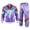 Purple, variant on Adult 80s Tracksuit Retro Hop Windbreaker, Disco Tracksuit Sets Outfits Set, Themed Party Performance Wear