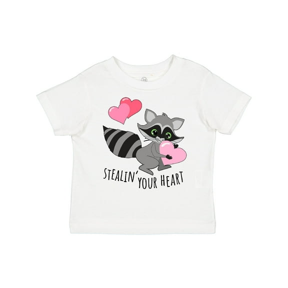 Inktastic Stealin' Your Heart Cute Raccoon Boys or Girls Toddler T-Shirt