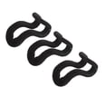 thumbnail image 5 of Uadme 40 Ganchos Conectores para Perchas De Ropa, Mini Ganchos para Perchas De Terciopelo Flocado A Prueba De Resbalones, Perchas Que Ahorran Mucho Espacio para Armarios, Salones De Belleza (Negro), 5 of 5