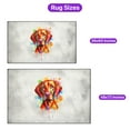 thumbnail image 5 of Watercolor Drip Vizsla Pop Art Colorful Portrait Artwork Indoor Rug Vizslas Dog Lover Gifts Idea Carpet Living Bed Room Sofa Home Decor - 01009, 5 of 5