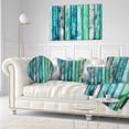thumbnail image 3 of Designart Painted Wooden Planks - Abstract Throw Pillow - 12x20, 3 of 5