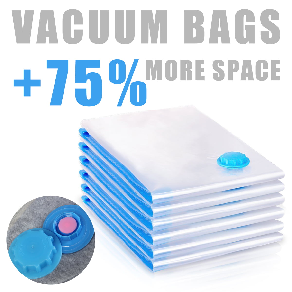 Vacuum Storage Bags 50 x 70cm Extra Large Jumbo Duvet Saving Cloth Bedding Space 
