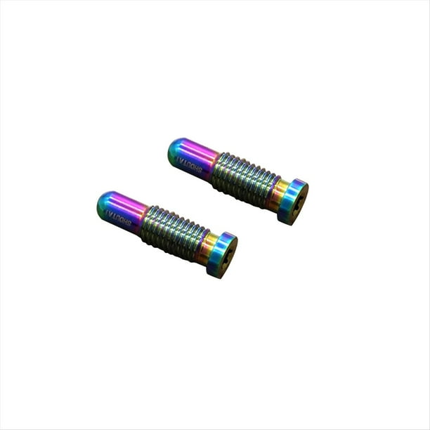 2 Uds Manejar de Freno de Mano de Bicicleta de Montaña para Piezas de Reparación de Tornillos de Aleación de Titanio -Colores Deslumbrantes
