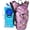 Pink, variant on Reflective Hydration Backpack, Hydration Pack - Water Backpack with 2L Hydration Bladder, Essential for Festivals - Rave Hydration Pack for Hiking, Running, Cycling, and Festivals