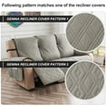 thumbnail image 4 of 100% waterproof three seater recliner cover, anti slip recliner cover with pocket, machine washable and hand washable, suitable for pets and children to play with, placed in the living room, 4 of 7