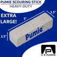 thumbnail image 2 of Extra Large Pumie Scouring Stick 2 Count Powerful All Purpose Cleaning Tool, 2 of 6