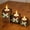 L, variant on Wooden Tealight Candle Holder Rustic Wood Pillar Candle Stand with Bow Vintage Table Centerpiece for Fireplace Living Dining Room Decor