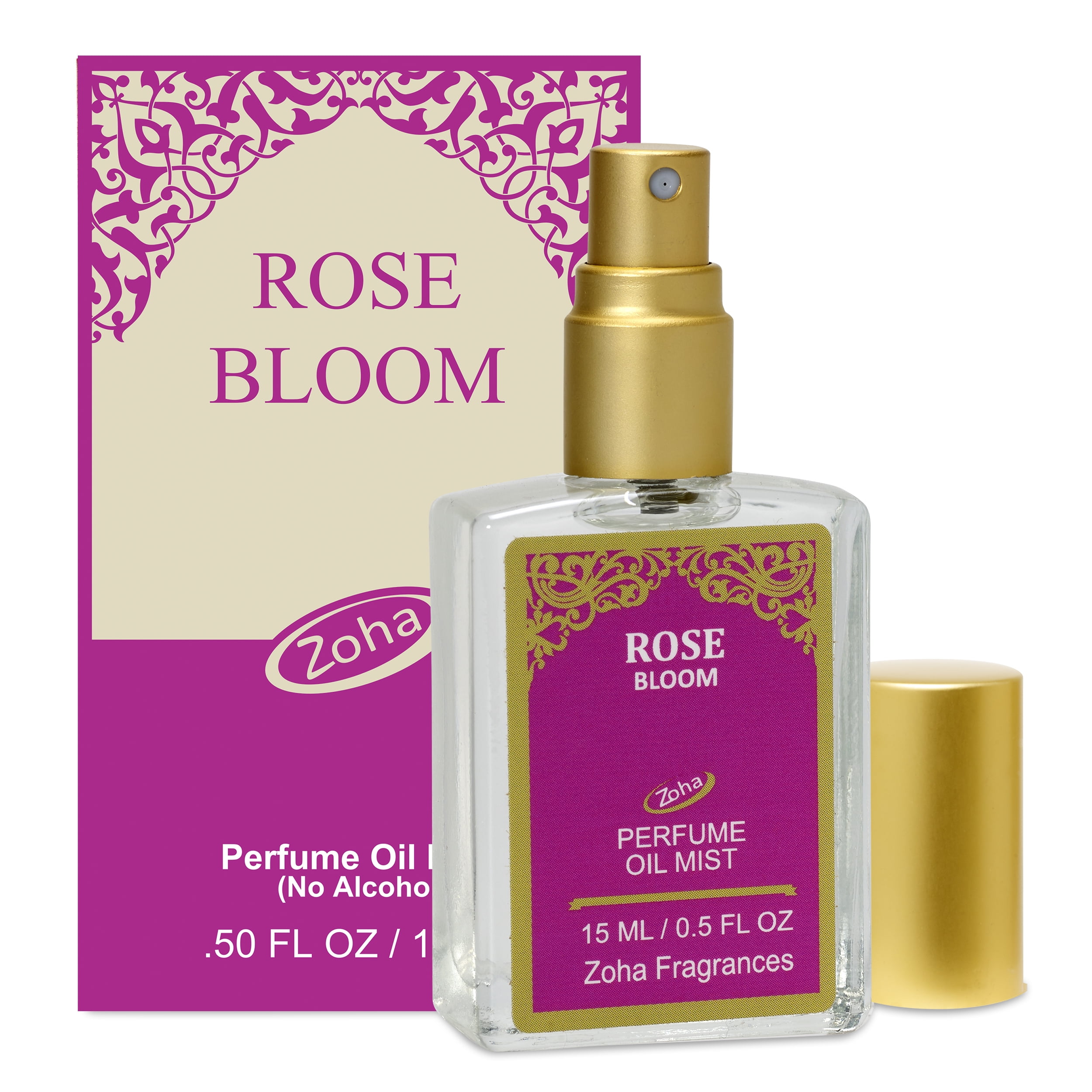 Rose Bloom Perfume Oil Mist (no alcohol spray) Essential Oils and