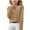 Z-Gold300, variant on JIAYUE Girls Sweater Relaxed Fit Solid Color Autumn Winter Long Sleeve V-Neck Knit Pullover Kids Leisure Children Tops