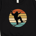 thumbnail image 3 of Inktastic Snowboarding Retro Sunset Snowboard Toddler Sweatshirt, 3 of 4