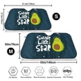 thumbnail image 3 of Balery Avocado In Space1 Windshield Sun Shade, Car Front Window Sunshade Cover ,Automotive Interior Portected Blocks Uv Rays For Car Pickup Truck Suv Accessories- Small, 3 of 7