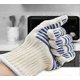 thumbnail image 4 of Oven Glove Hot Surface Handler Oven Mitt Glove, Perfect for Kitchen/Grilling, 540 Degree Resistance, Heat & Flame,Beige Blue 26*15.6cm, 4 of 5