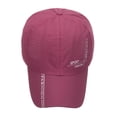 thumbnail image 4 of Helii Unisex Quick Dry Breathable Mesh Baseball Cap, Lightweight Running Sun Hat with Adjustable Snapback, UPF 50+ Outdoor Sports Cap for Men Women Hiking Golf Hot Pink,One Size, 4 of 5