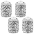 thumbnail image 1 of Bling Car Tire Valve Caps with Sealing Ring for Car Tyre Use Crafted from Aluminum Alloy 4pcs, 1 of 5
