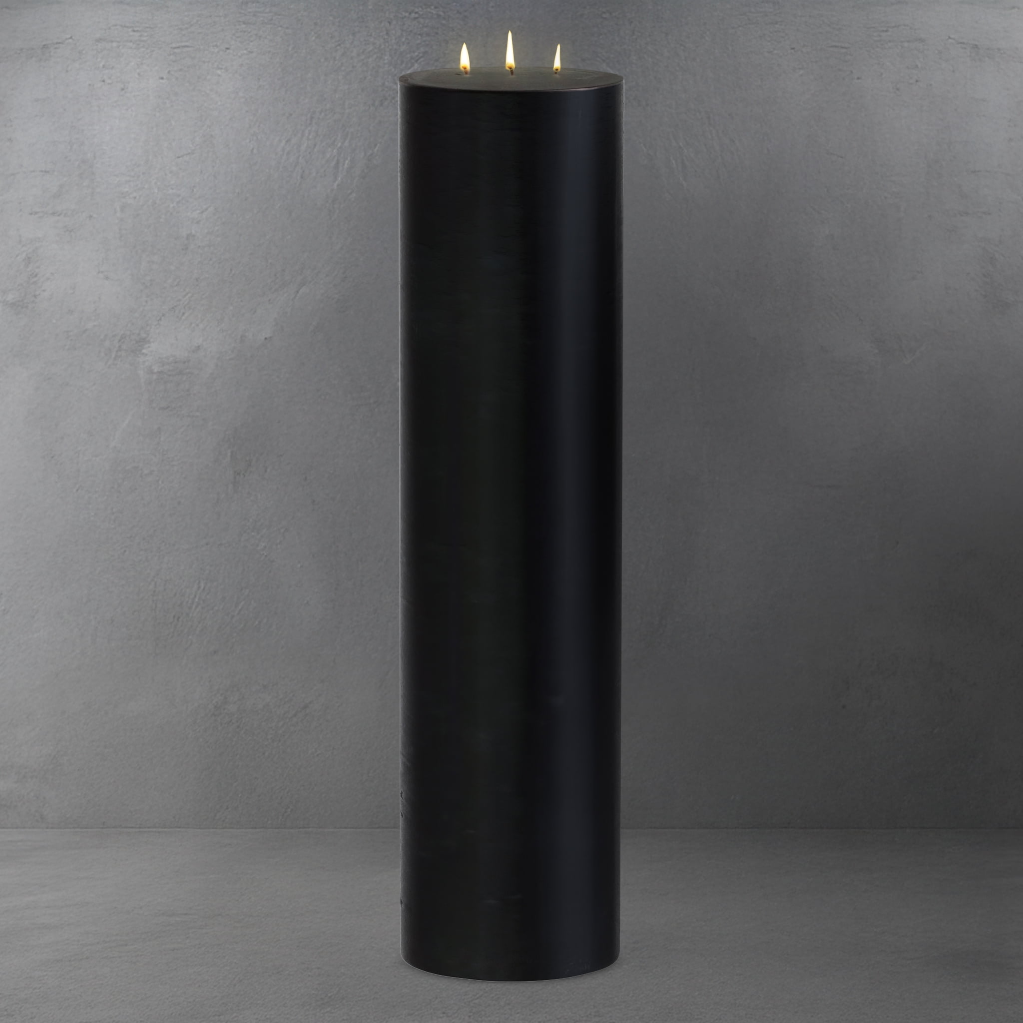 Black Pillar Candles