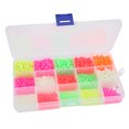 thumbnail image 3 of Juego de cuentas de pesca de plástico, 1500 Uds., forma ovalada, señuelos para peces, herramientas de aparejos, tres tamaños y cinco colores YUNYI BRAND Deportes, 3 of 8